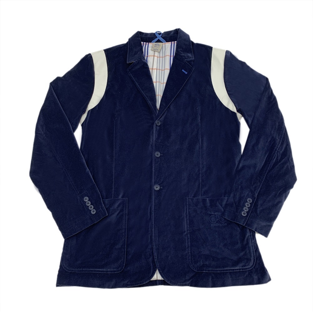 Nike Mens Brs Products Button Closure Jacket Size Navy Large